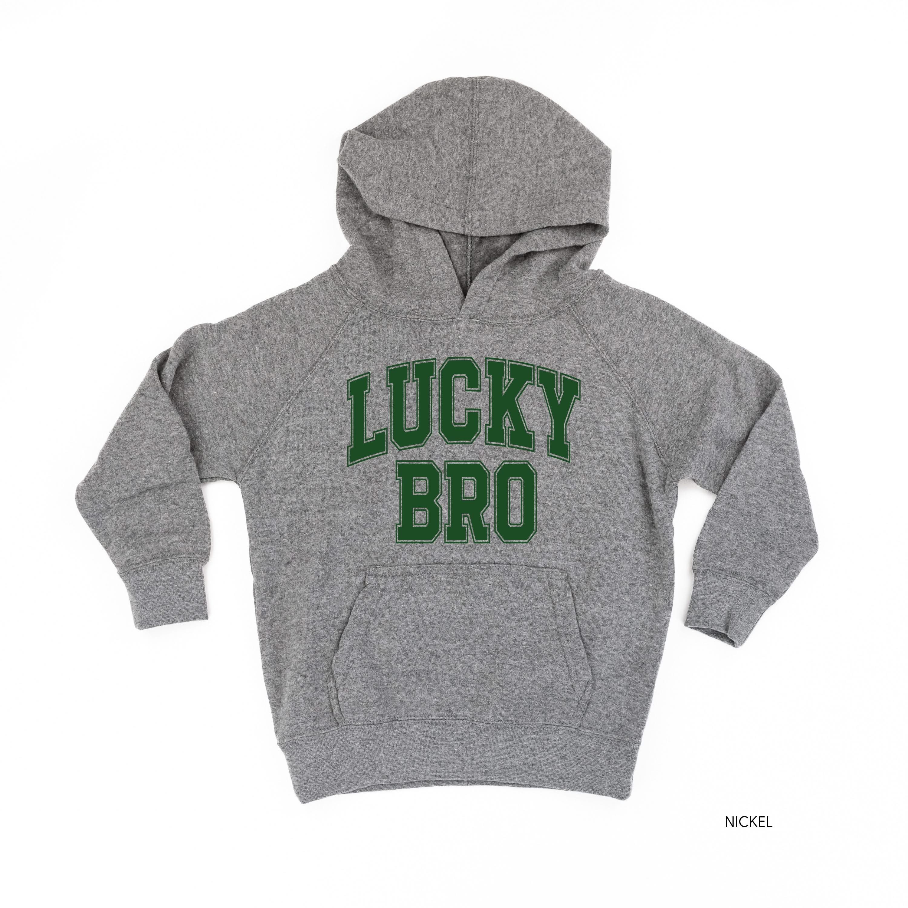 Lucky Bro - Varsity Outline - Child HOODIE Little Mama Shirt Shop