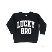 Lucky Bro - Varsity Outline - Child Sweater Little Mama Shirt Shop
