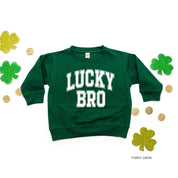 Lucky Bro - Varsity Outline - Child Sweater Little Mama Shirt Shop