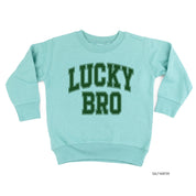Lucky Bro - Varsity Outline - Child Sweater Little Mama Shirt Shop
