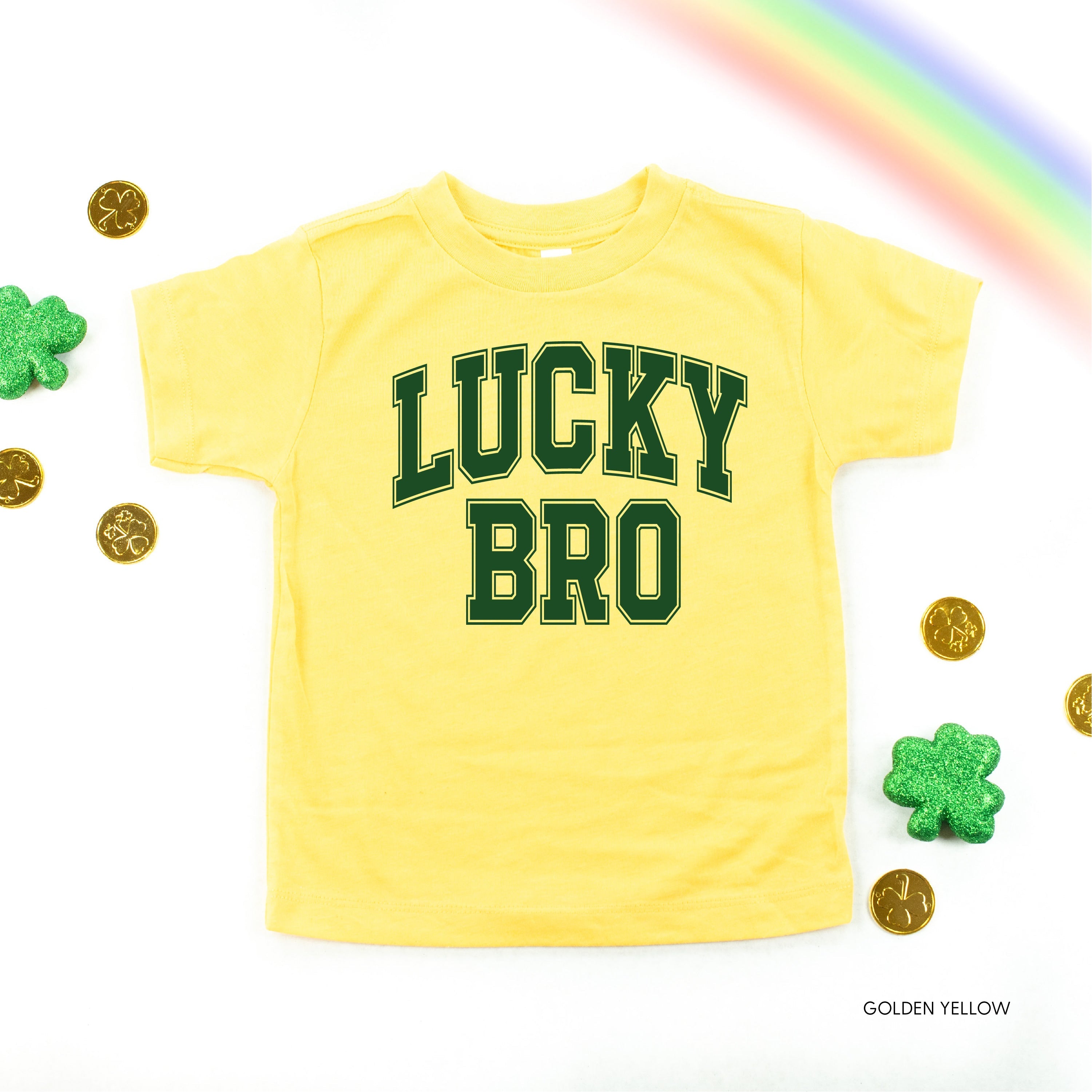 Lucky Bro - Varsity Outline - Child Tee Little Mama Shirt Shop