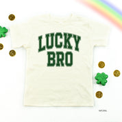 Lucky Bro - Varsity Outline - Child Tee Little Mama Shirt Shop