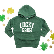 Lucky Bruh - Varsity Outline - Child HOODIE Little Mama Shirt Shop