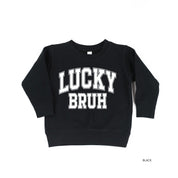 Lucky Bruh - Varsity Outline - Child Sweater Little Mama Shirt Shop