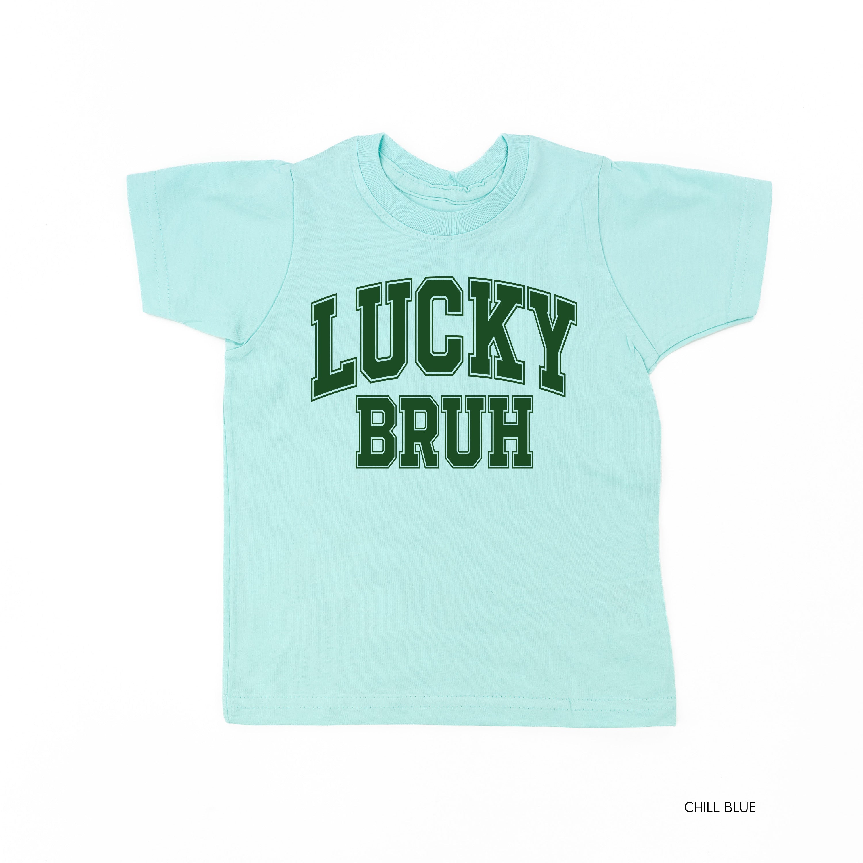 Lucky Bruh - Varsity Outline - Child Tee Little Mama Shirt Shop