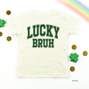 Lucky Bruh - Varsity Outline - Child Tee Little Mama Shirt Shop