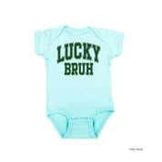 Lucky Bruh - Varsity Outline - Infant Bodysuit/Tee Little Mama Shirt Shop