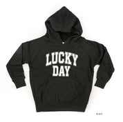 Lucky Day - Varsity Outline - Child HOODIE Little Mama Shirt Shop