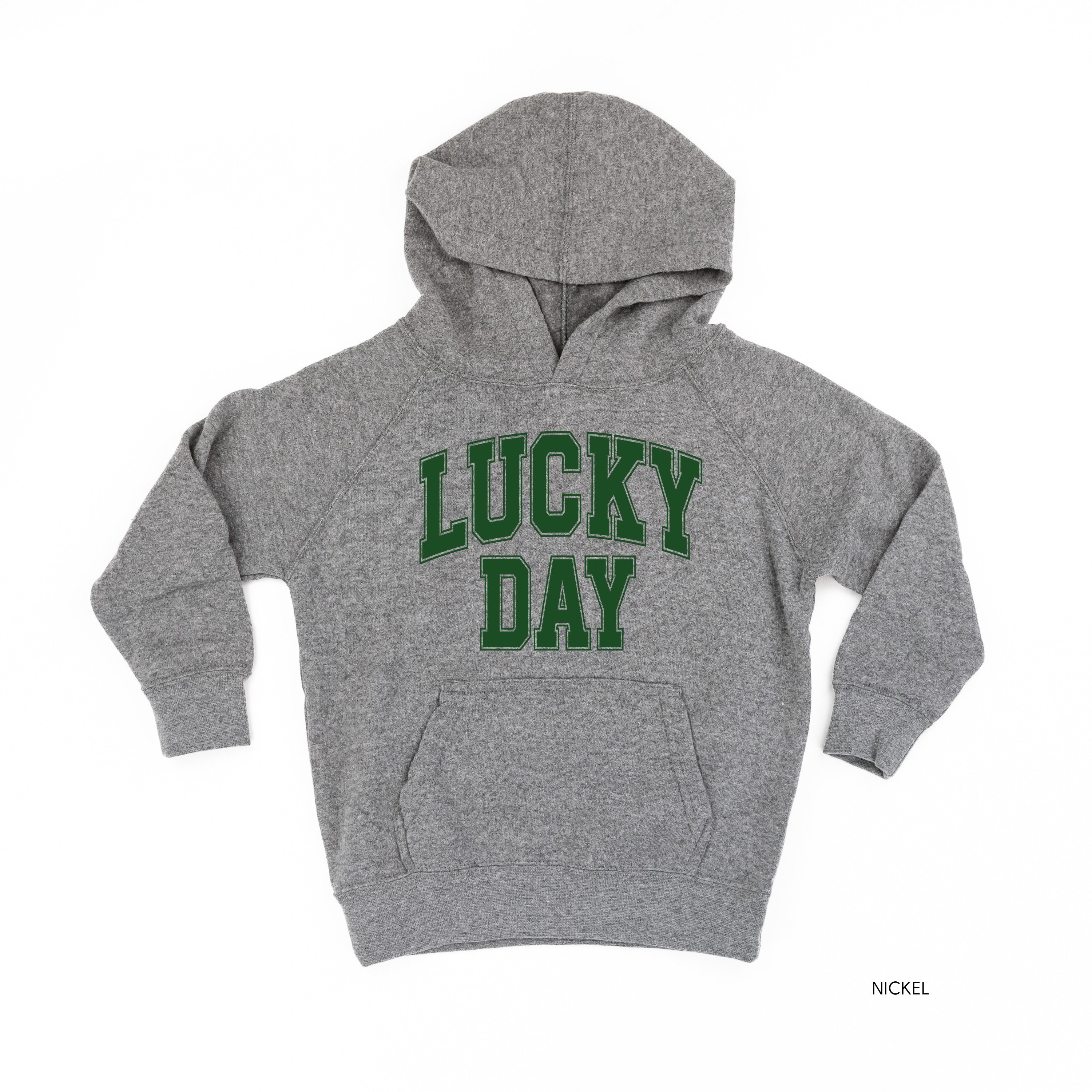 Lucky Day - Varsity Outline - Child HOODIE Little Mama Shirt Shop