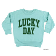 Lucky Day - Varsity Outline - Child Sweater Little Mama Shirt Shop