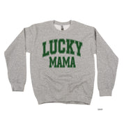 Lucky Mama - Varsity Outline - BASIC Fleece Little Mama Shirt Shop LLC