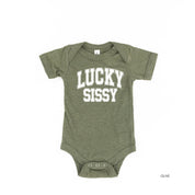 Lucky Sissy - Varsity Outline - Infant Bodysuit/Tee Little Mama Shirt Shop