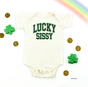 Lucky Sissy - Varsity Outline - Infant Bodysuit/Tee Little Mama Shirt Shop