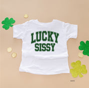 Lucky Sissy - Varsity Outline - Infant Bodysuit/Tee Little Mama Shirt Shop