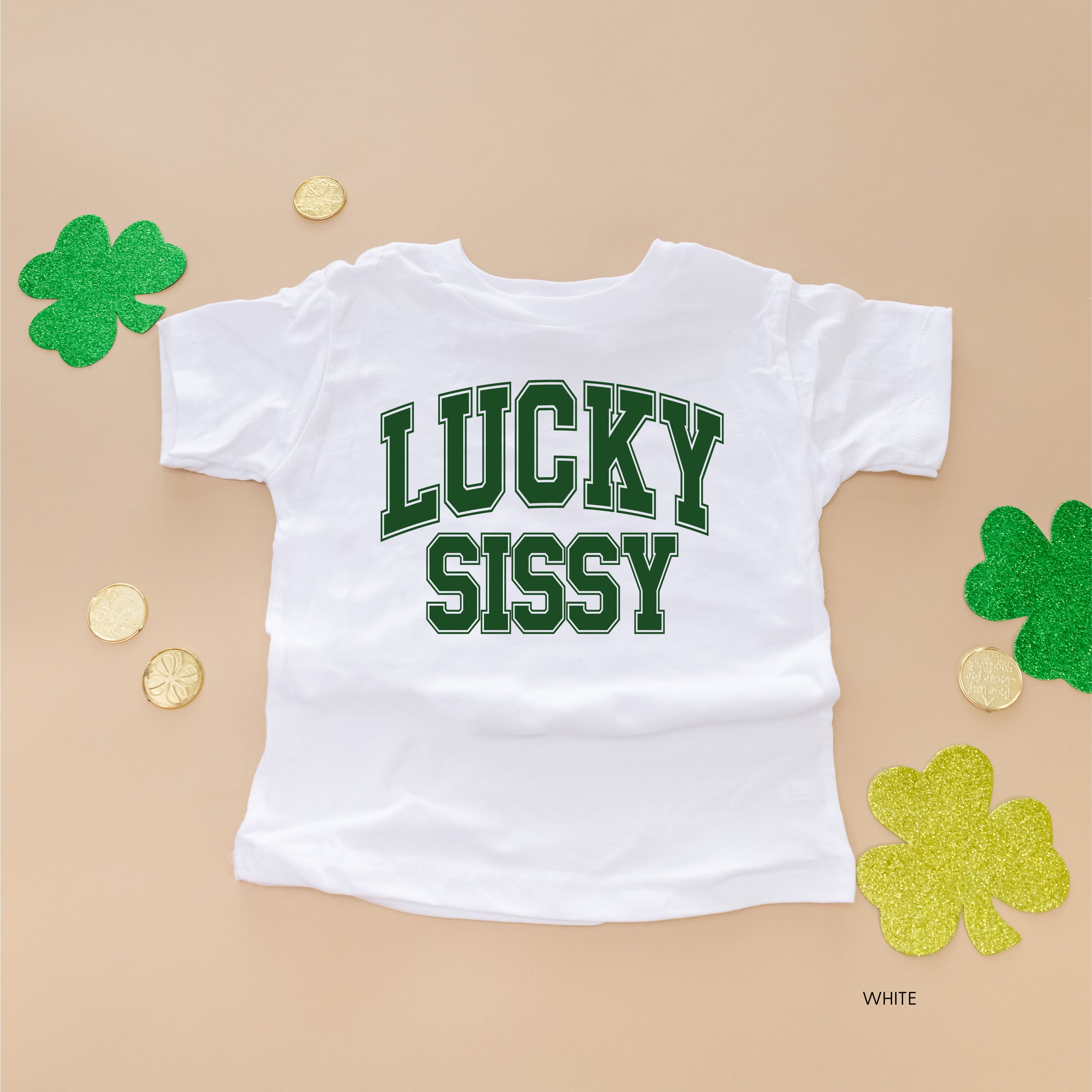 Lucky Sissy - Varsity Outline - Infant Bodysuit/Tee Little Mama Shirt Shop