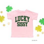 Lucky Sissy - Varsity Outline - Infant Bodysuit/Tee Little Mama Shirt Shop