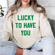 Lucky To Have You - BASIC Fleece Little Mama Shirt Shop LLC