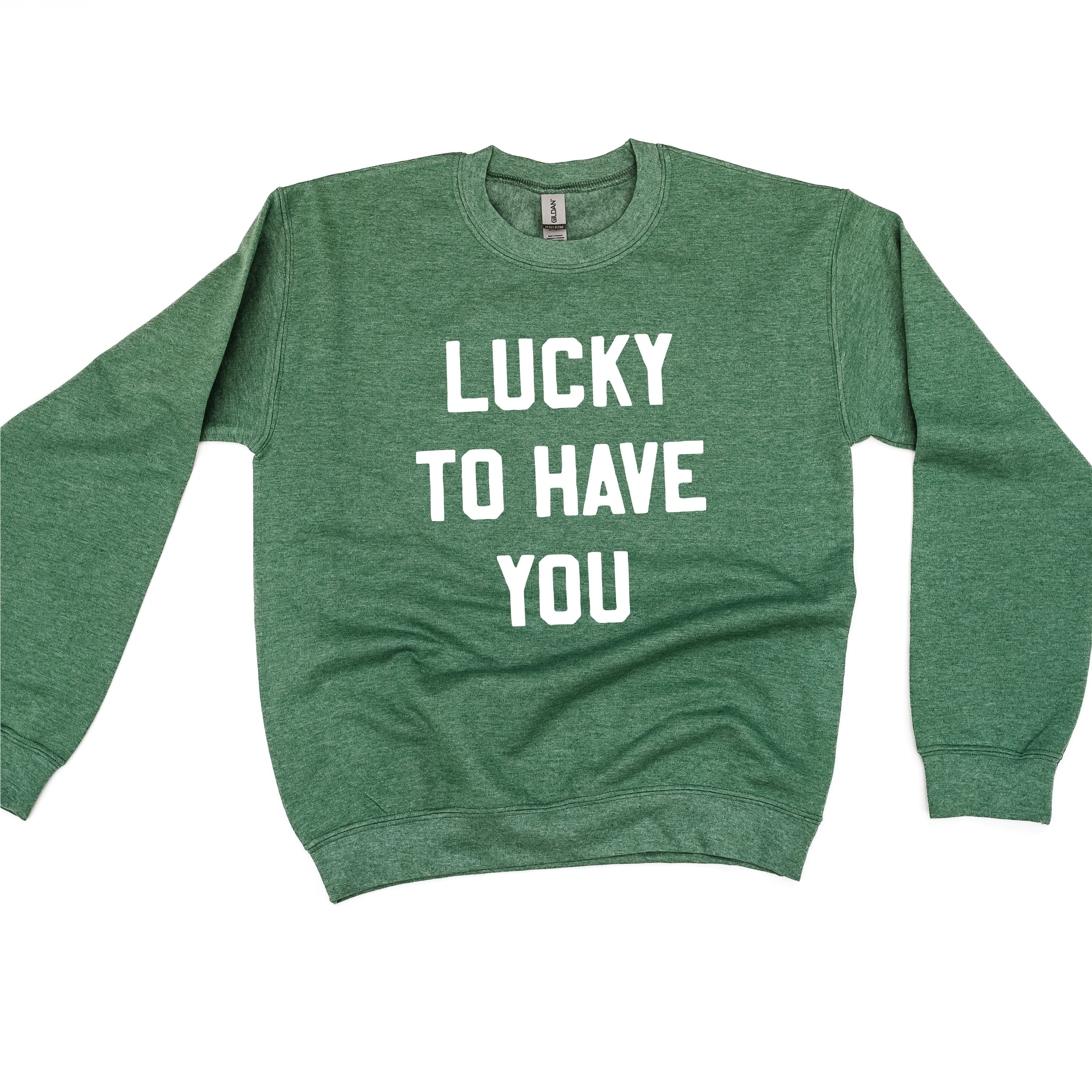 Lucky To Have You - BASIC Fleece Little Mama Shirt Shop LLC