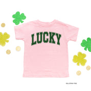 Lucky - Varsity Outline - Infant Bodysuit/Tee Little Mama Shirt Shop
