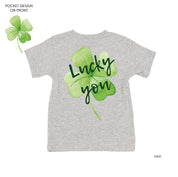 Watercolor Lucky You (pf&b) - Child Tee Little Mama Shirt Shop