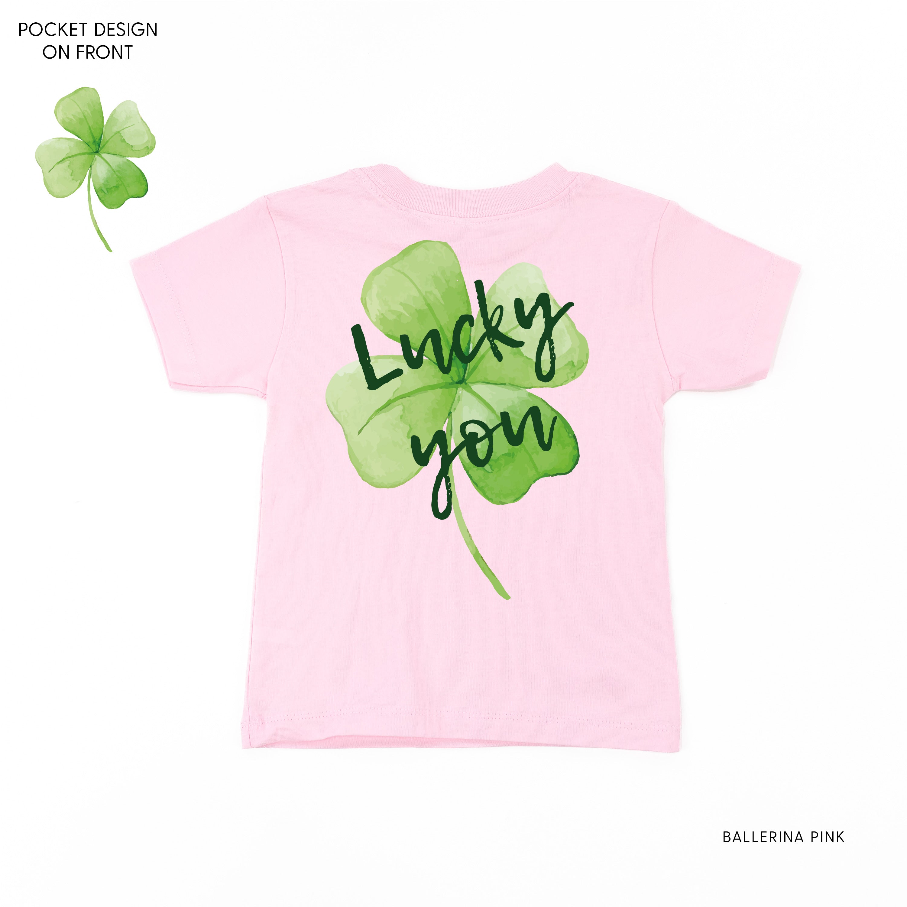 Watercolor Lucky You (pf&b) - Child Tee Little Mama Shirt Shop