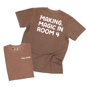 Making Magic in Room (Custom Name & Number) - (pf&b) - Comfort Colors Tee Little Mama Shirt Shop