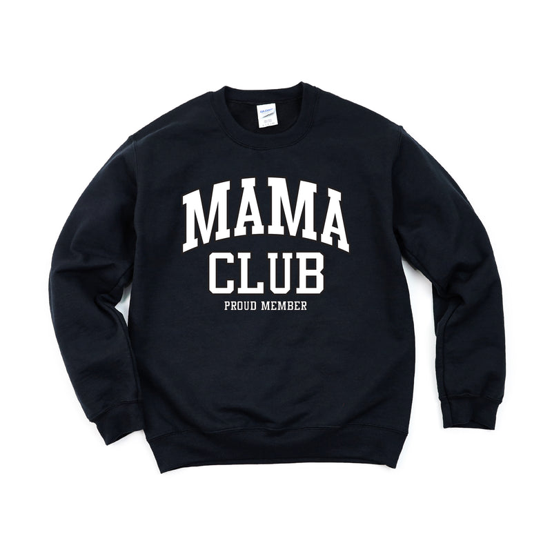 Varsity Style - MAMA Club - Proud Member - BASIC FLEECE CREWNECK