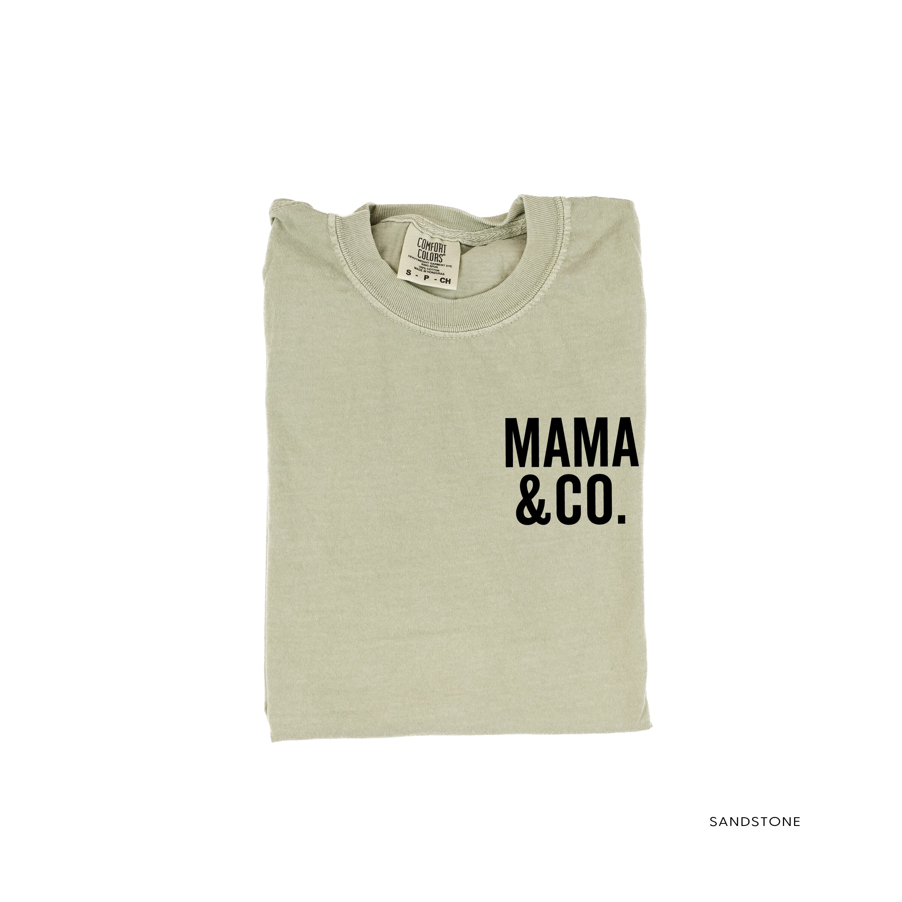 Mama & Co. - Basics Collection - Original Design - Comfort Colors Tee Little Mama Shirt Shop