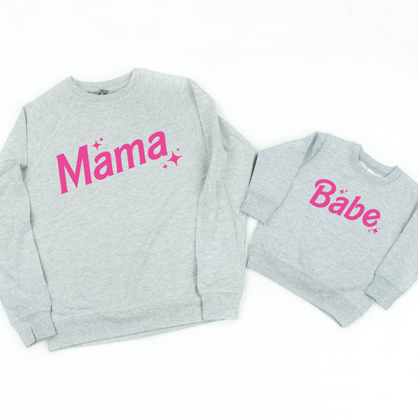 Mama + Babe (Barbie Party) - Set of 2 Matching Sweaters