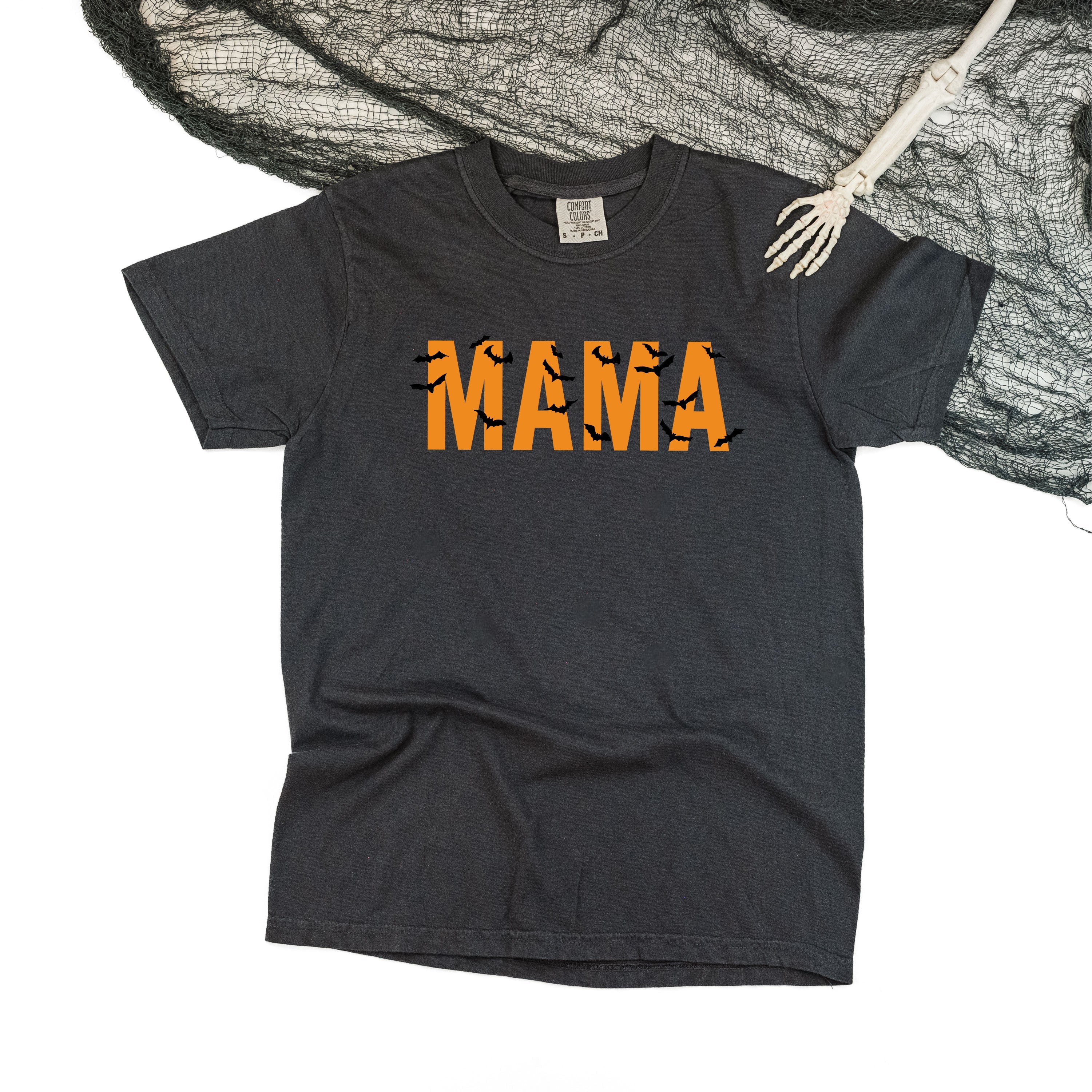 MAMA - Bats - SHORT SLEEVE COMFORT COLORS TEE Little Mama Shirt Shop