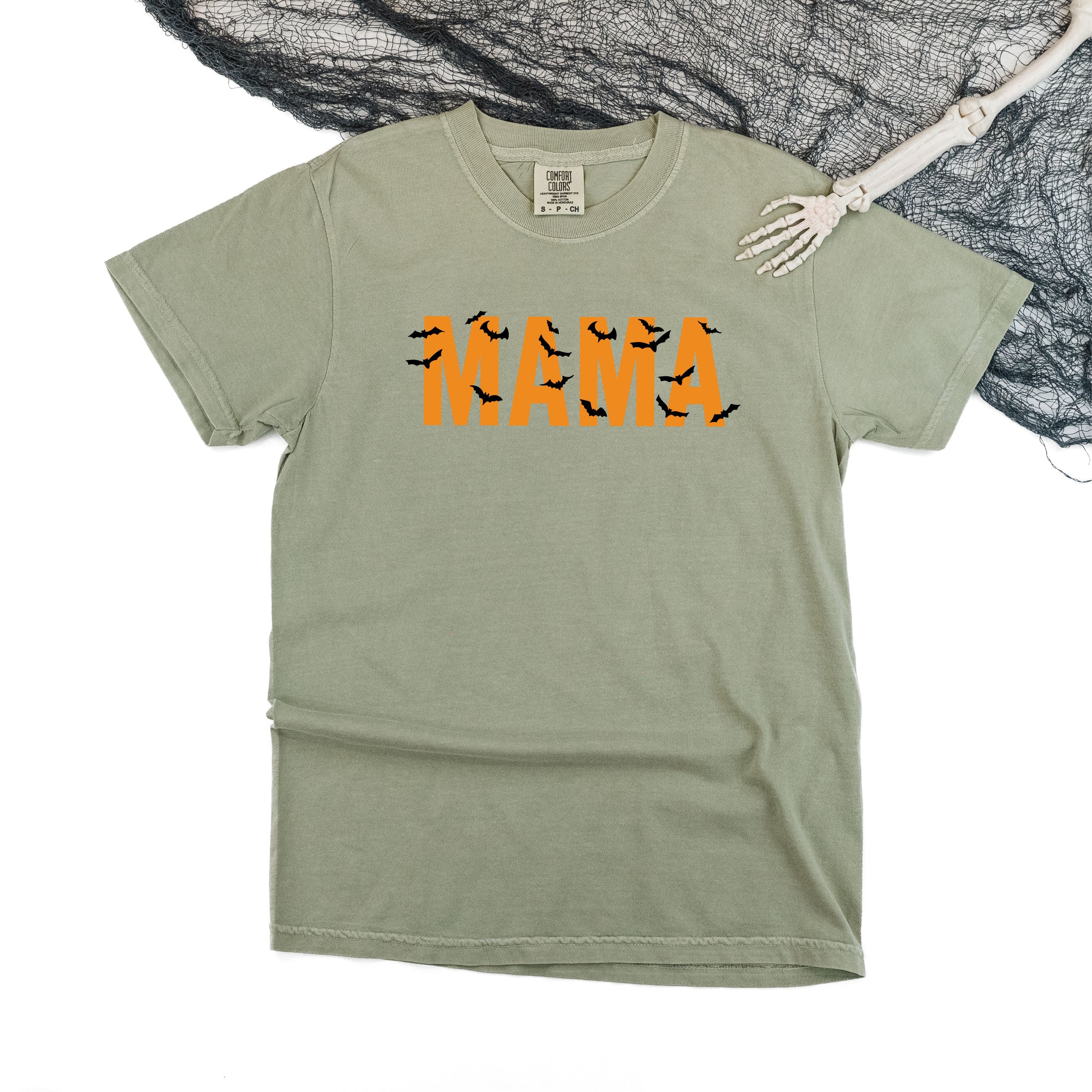 MAMA - Bats - SHORT SLEEVE COMFORT COLORS TEE Little Mama Shirt Shop