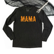 MAMA - Bats - Long Sleeve Comfort Colors Tee Little Mama Shirt Shop