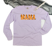 MAMA - Bats - Long Sleeve Comfort Colors Tee Little Mama Shirt Shop