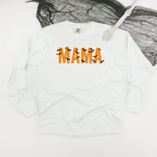 MAMA - Bats - Long Sleeve Comfort Colors Tee Little Mama Shirt Shop
