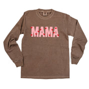 Mama - Mini Hearts - LONG SLEEVE Comfort Colors Tee Little Mama Shirt Shop