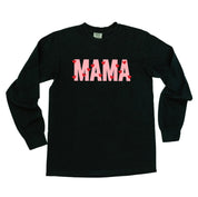 Mama - Mini Hearts - LONG SLEEVE Comfort Colors Tee Little Mama Shirt Shop