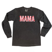 Mama - Mini Hearts - LONG SLEEVE Comfort Colors Tee Little Mama Shirt Shop
