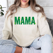 Mama - Mini Shamrocks - BASIC Fleece Little Mama Shirt Shop LLC