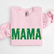 Mama - Mini Shamrocks - BASIC Fleece Little Mama Shirt Shop LLC