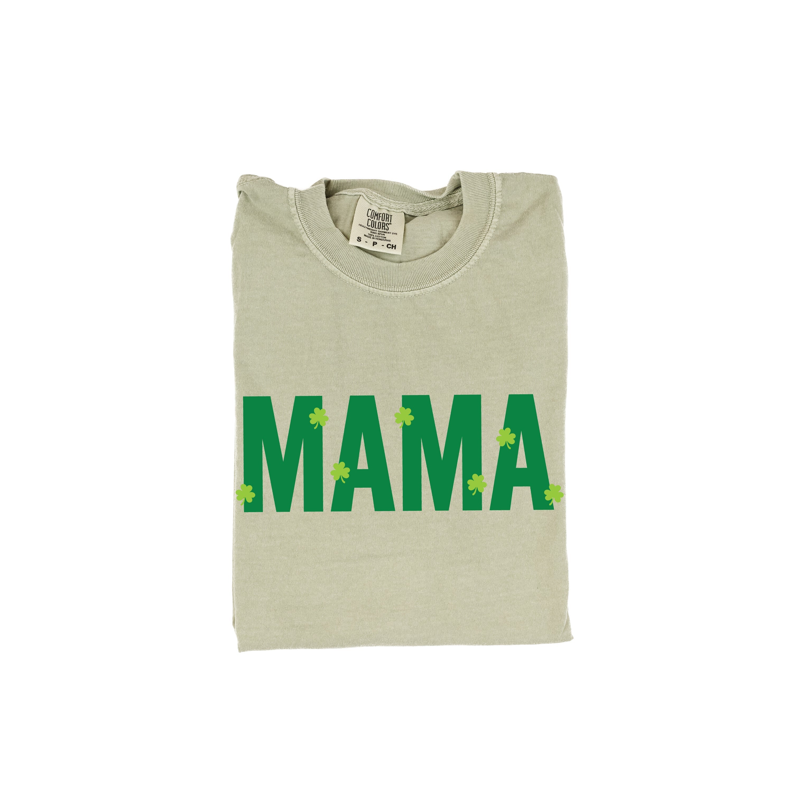 Mama - Mini Shamrocks - Comfort Colors Tee Little Mama Shirt Shop