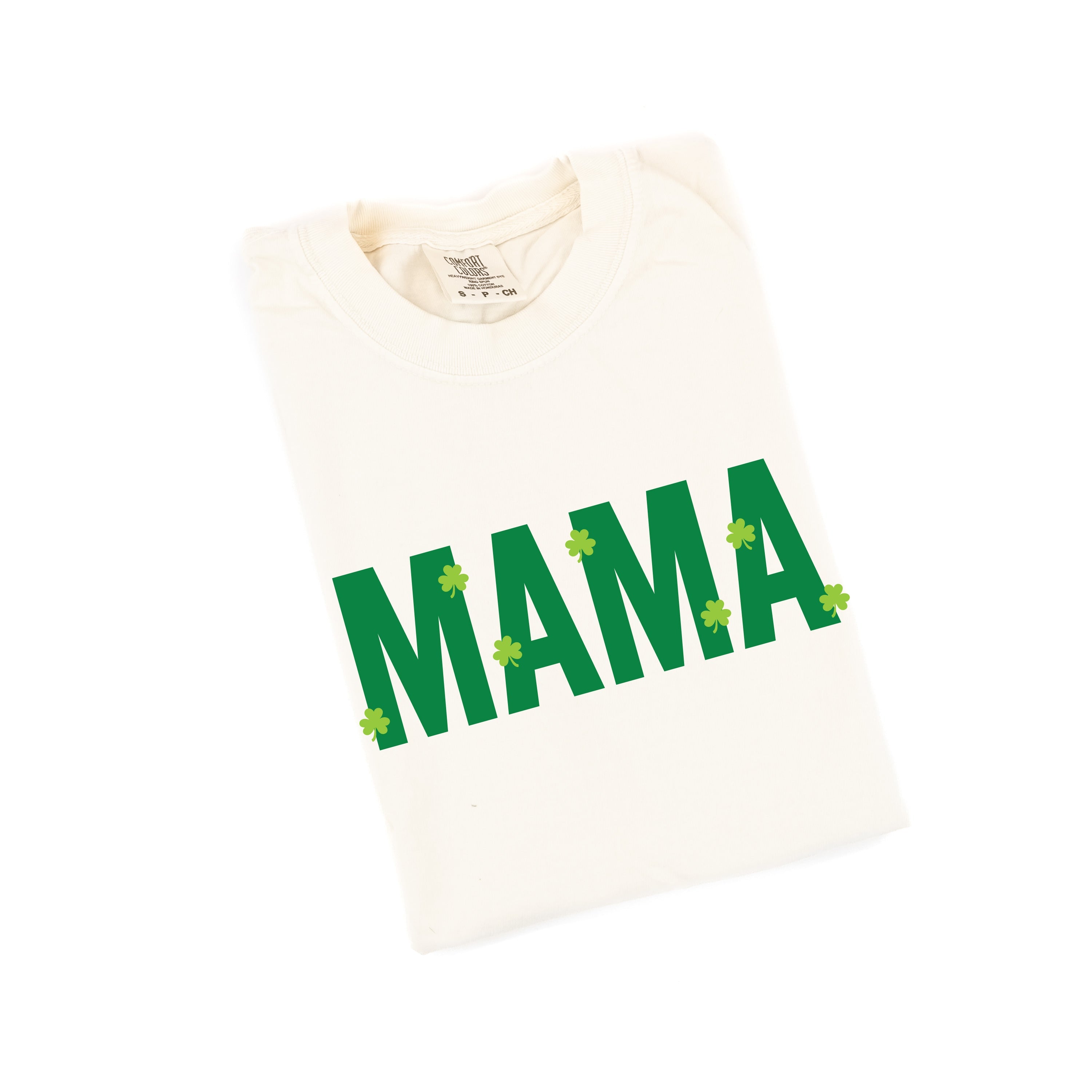 Mama - Mini Shamrocks - Comfort Colors Tee Little Mama Shirt Shop