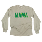 Mama - Mini Shamrocks - LONG SLEEVE Comfort Colors Tee Little Mama Shirt Shop