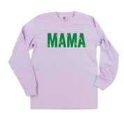 Mama - Mini Shamrocks - LONG SLEEVE Comfort Colors Tee Little Mama Shirt Shop
