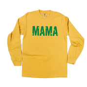 Mama - Mini Shamrocks - LONG SLEEVE Comfort Colors Tee Little Mama Shirt Shop