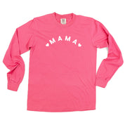 Mama (Two Hearts) - LONG SLEEVE Comfort Colors Tee Little Mama Shirt Shop
