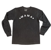 Mama (Two Hearts) - LONG SLEEVE Comfort Colors Tee Little Mama Shirt Shop