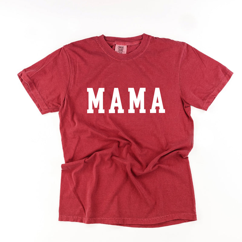 MAMA - Varsity - SHORT SLEEVE COMFORT COLORS TEE