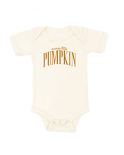 Mama's Little Pumpkin - Tall Varsity - Natural w/ Burnt Orange - Child Tee Little Mama Shirt Shop