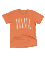 MAMA - Tall Varsity - Yam Comfort Colors Tee Little Mama Shirt Shop