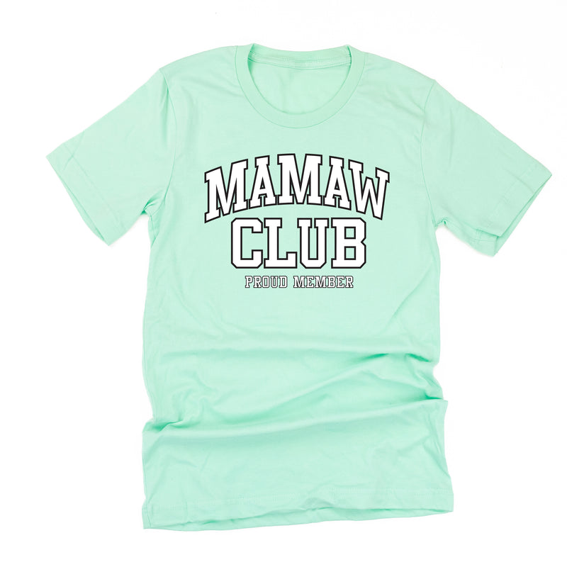 Varsity Style - MAMAW Club - Proud Member - Unisex Tee